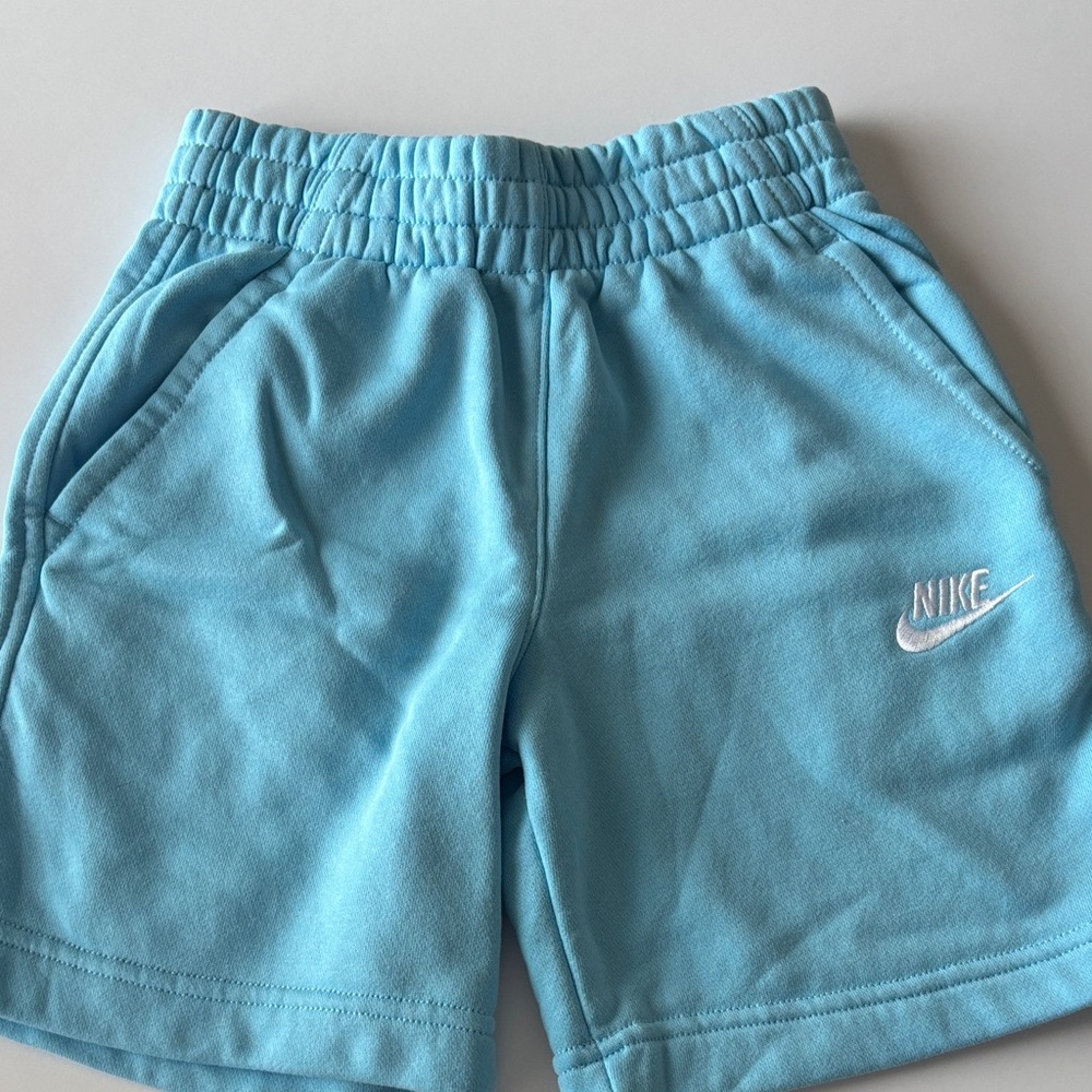 Nike Kids Light Blue Athletic Shorts